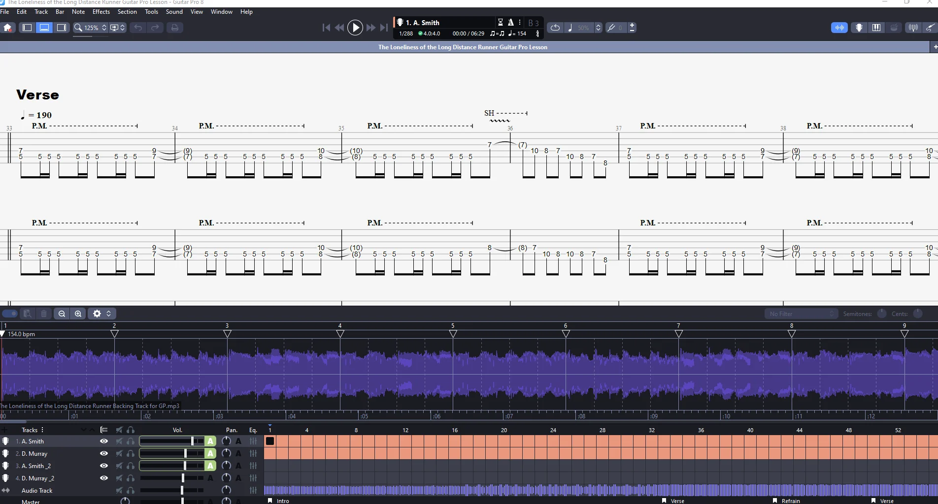 The Loneliness of the Long Distance Runner | PDF Tab + Guitar Pro | Iron Maiden product image (3)