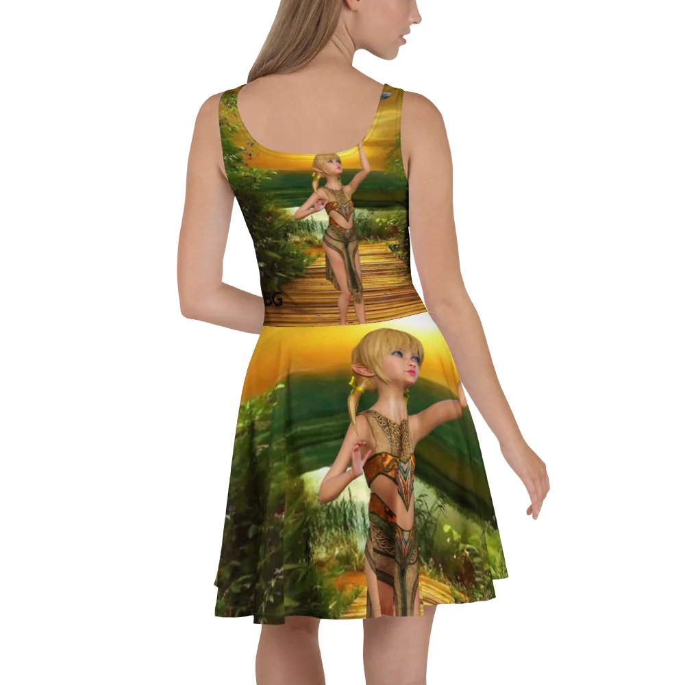 'Elven Stories - The Night Of Your Return' Skater Dress product image (4)