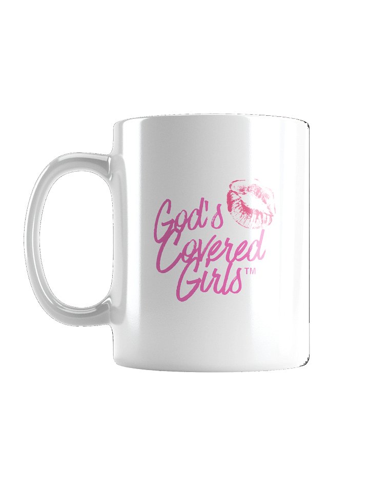 Covered Girls Pink Lips -White Mug product image (2)
