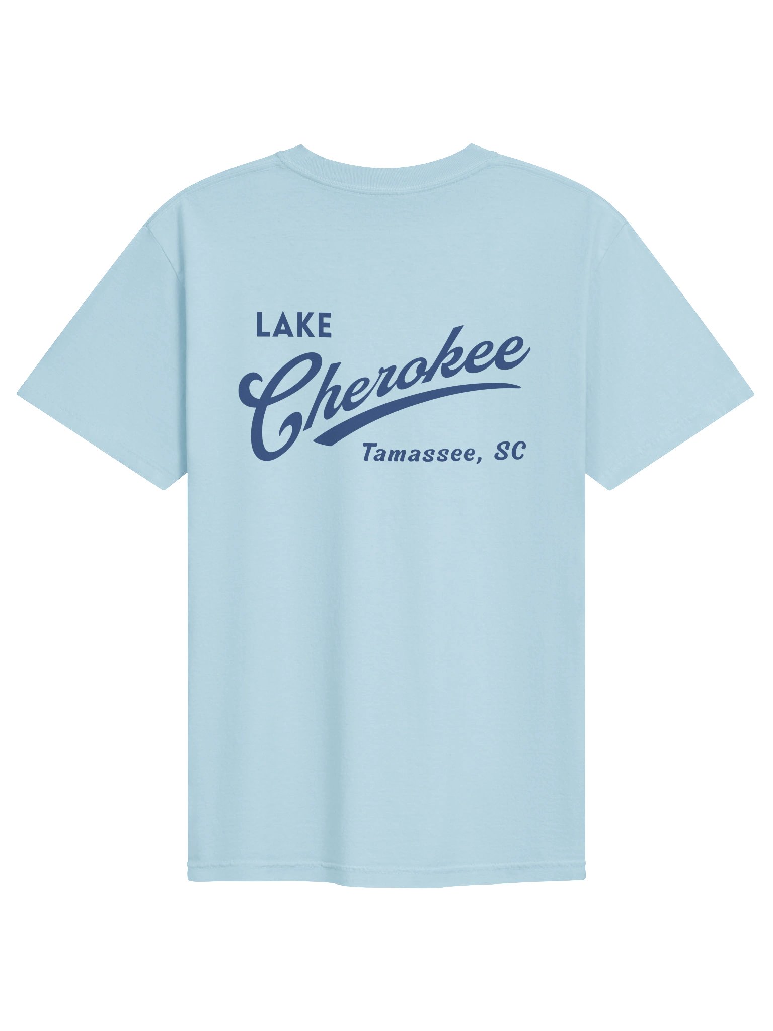 Lake Cherokee Swoosh Tee Blue product image (1)