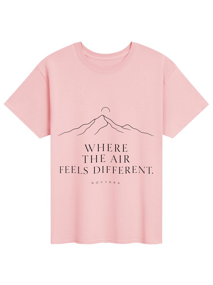 Where the Air Feels Different – Minimalist Mountain Graphic T-Shirt product image (51)