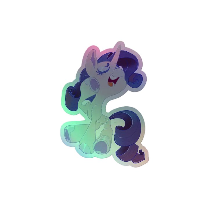 Rarity holographic sticker product image (2)