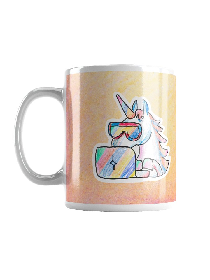 Coding Unicorn Mug (Peach) product image (1)