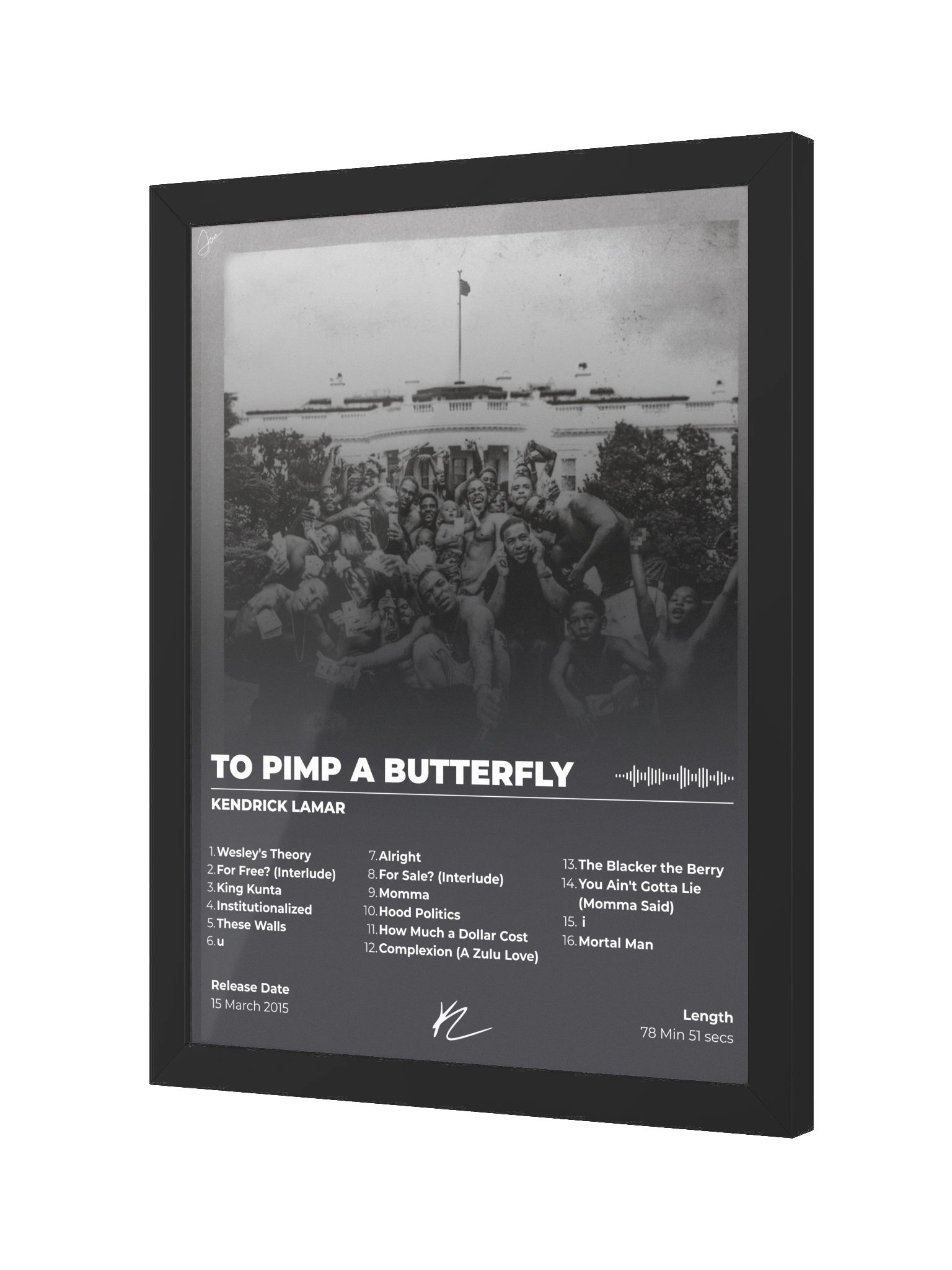 Kendrick Lamar To Pimp a Butterfly Framed Poster product image (4)