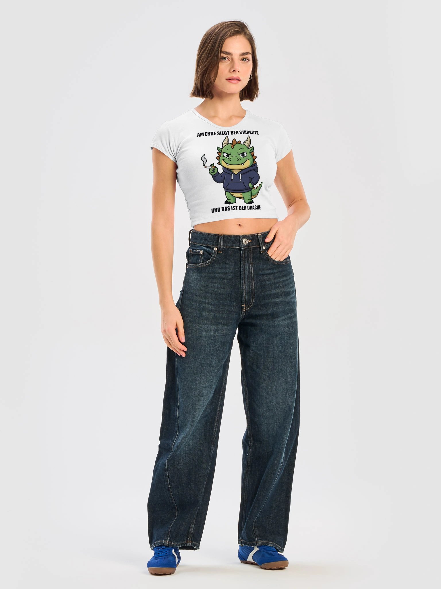 LA Apparel Womens Ribbed Baby Tee Crop Top product image (3)