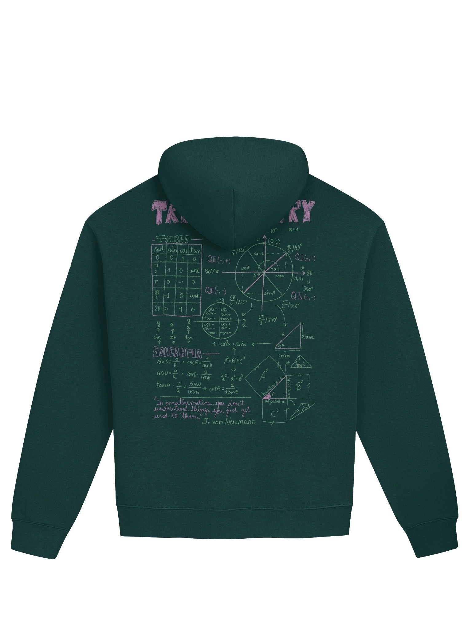 Trigonometry hoodie product image (1)