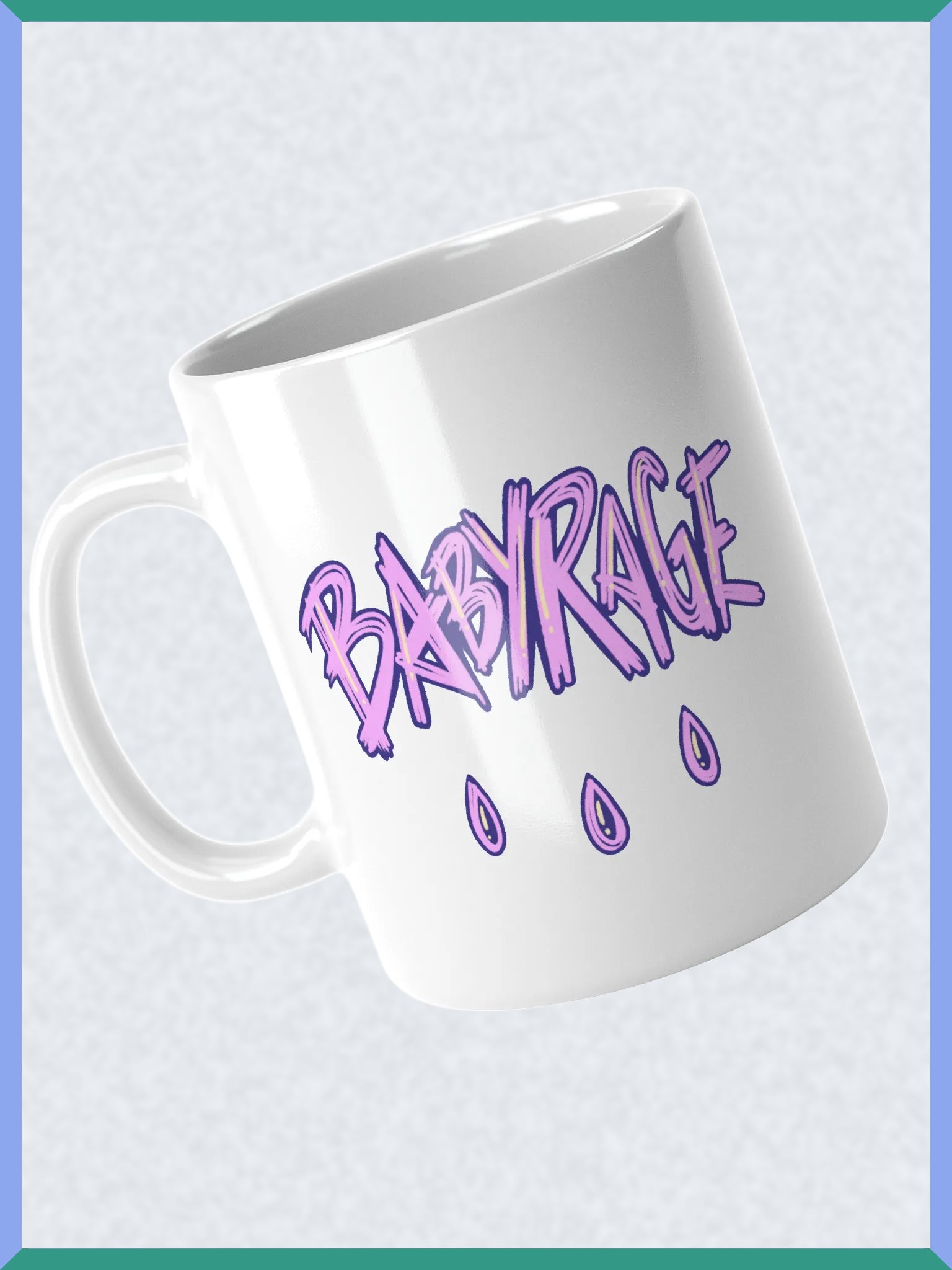 Baby Rage - White Glossy Mug product image (3)
