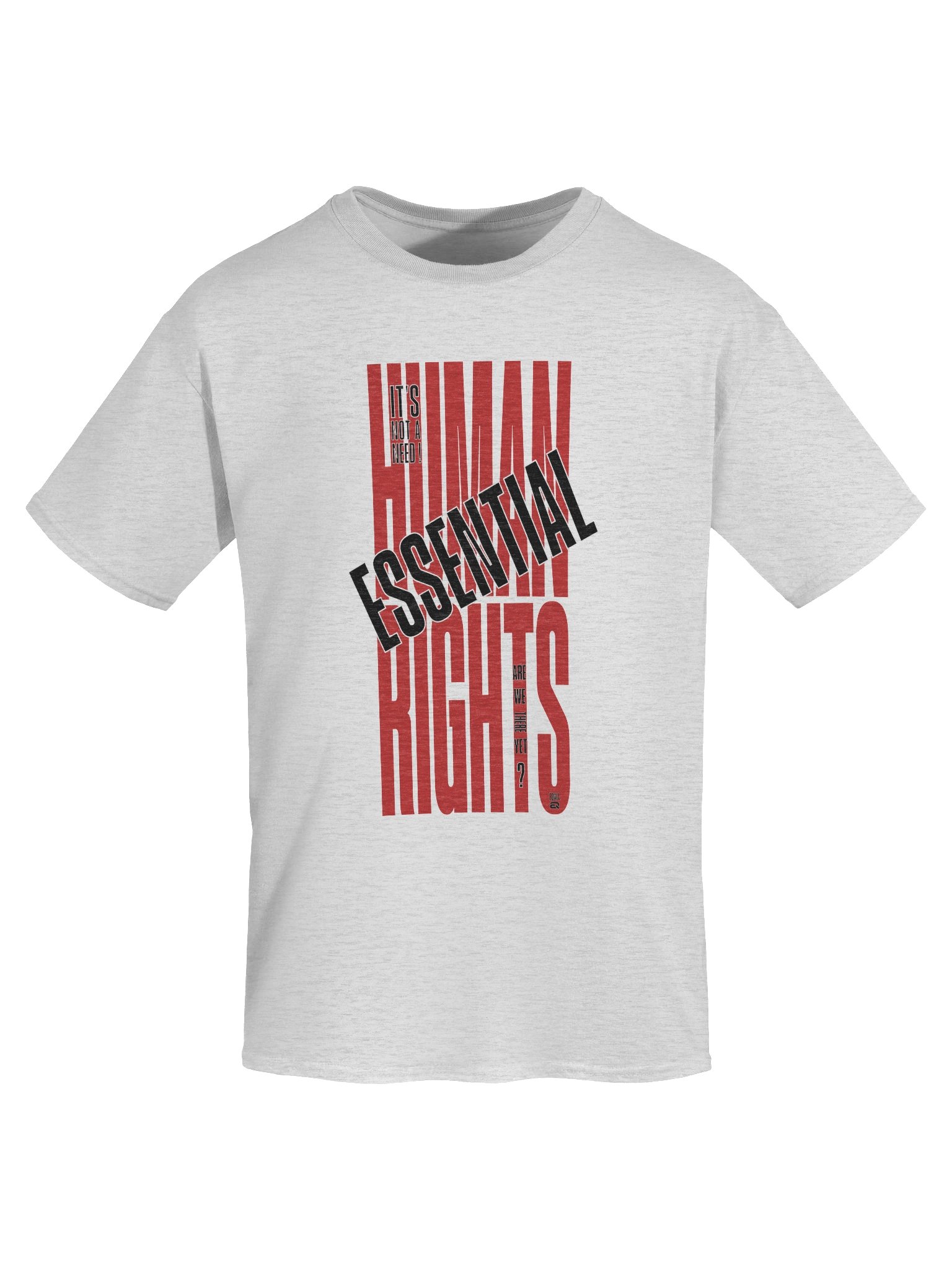Gildan_EQALL® Essentials Human Rights Matter Tee_Red_Black product image (6)
