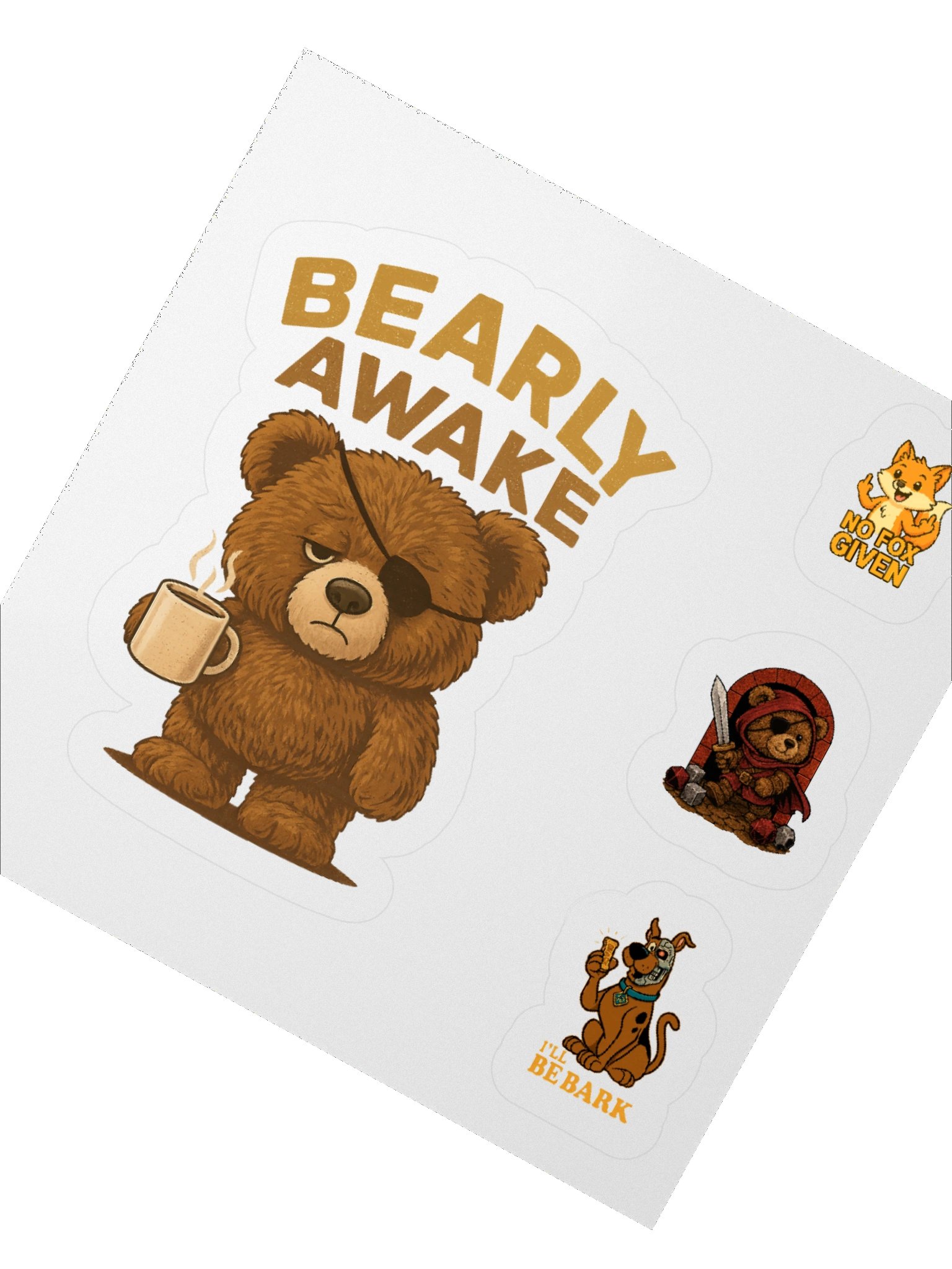 Sticker Sheet 2 - Bearly Awake product image (2)