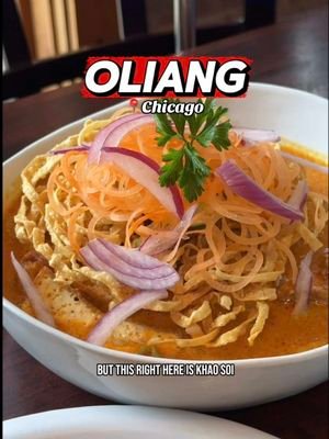 Finally found a go-to Thai spot in Chicago! Oliang is a must! Especially if you’re vegan or vegetarian. #chicago #restaurantreview #contentcreator #chicagofood #thaifood 