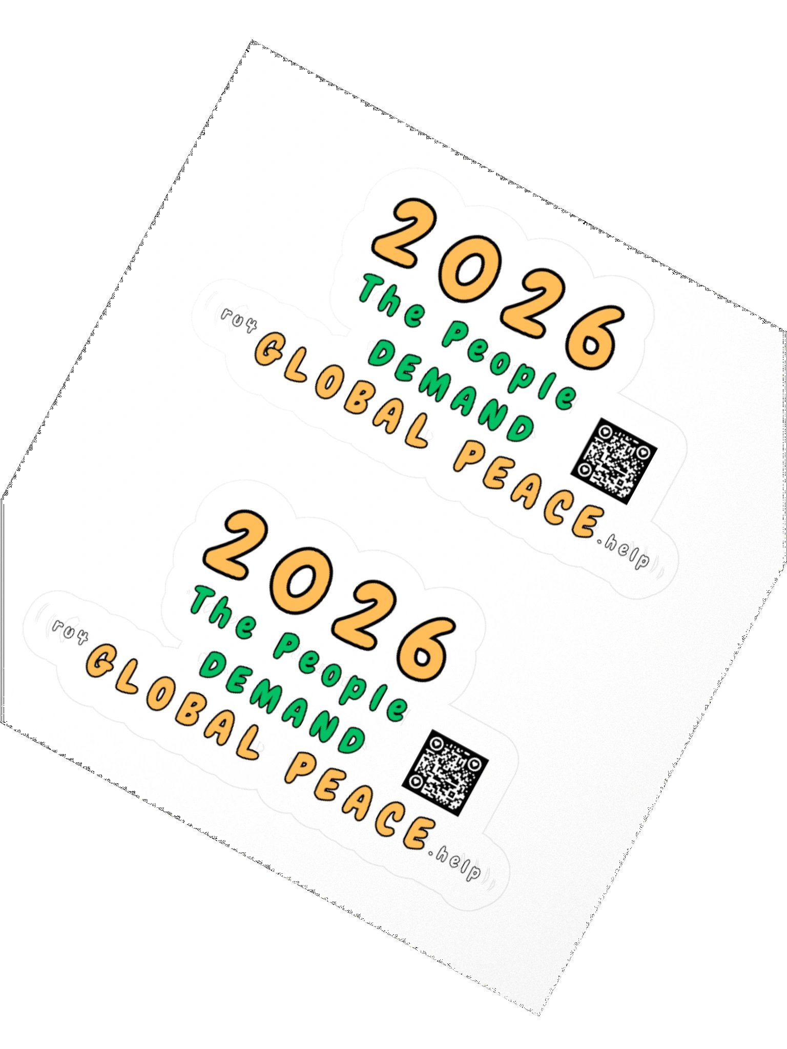 2026 Global Peace twin set Stickers product image (5)
