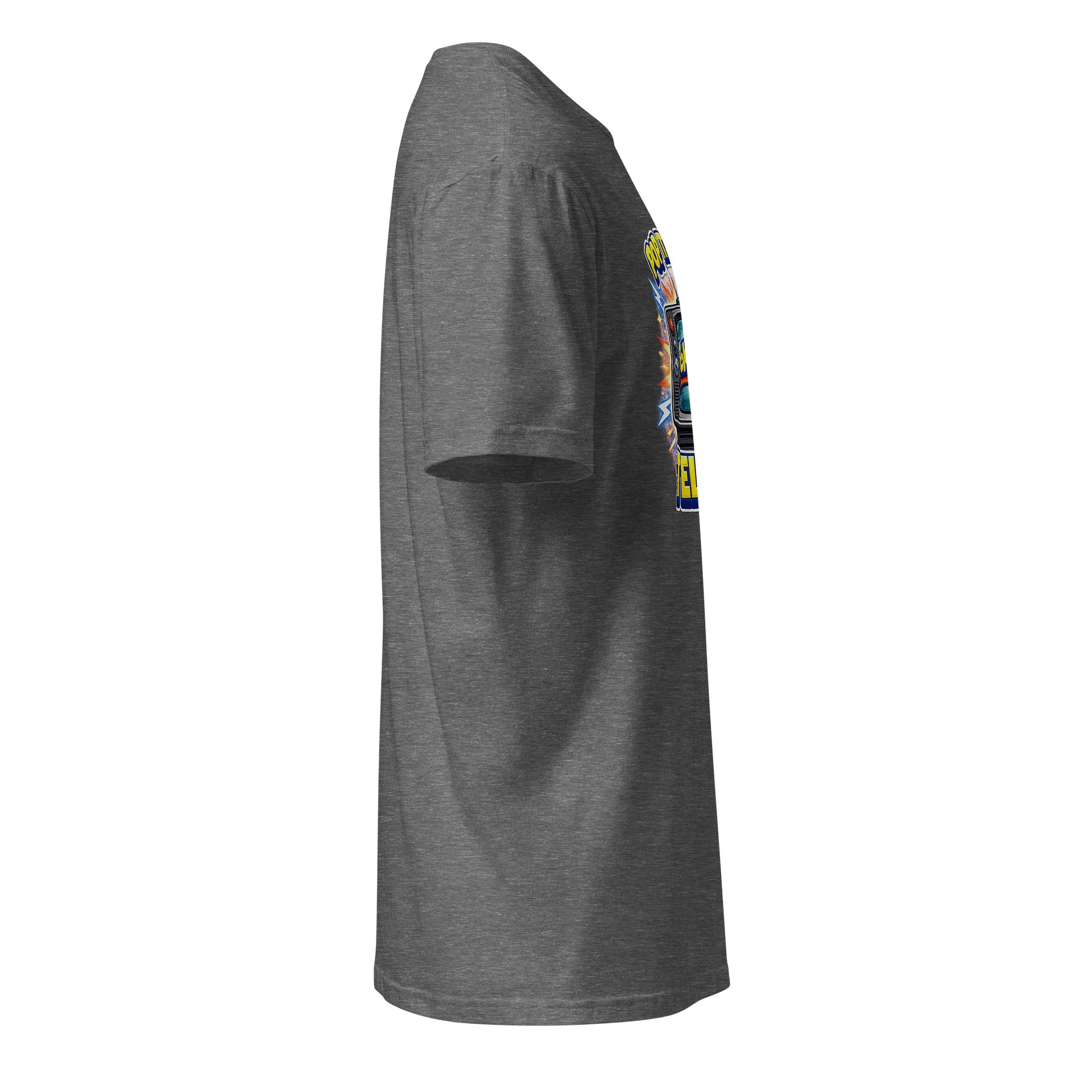 Pop it on the telly basic grey tee product image (4)