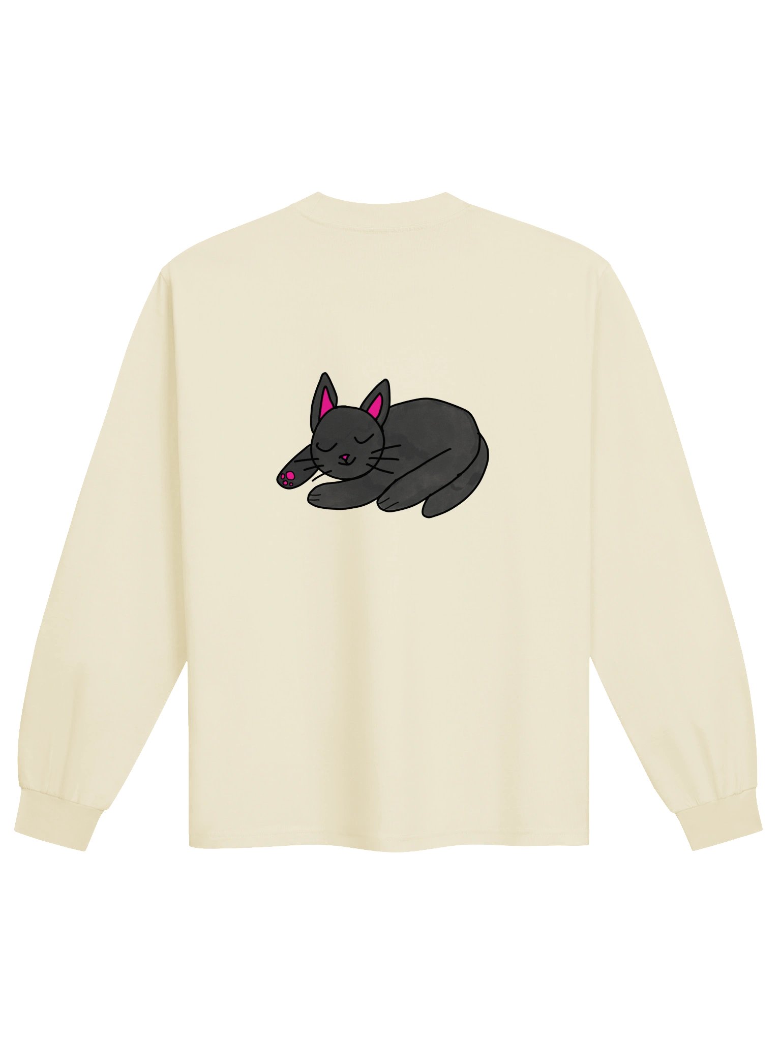 Sleepy BlackCat Minimalist Tee product image (3)