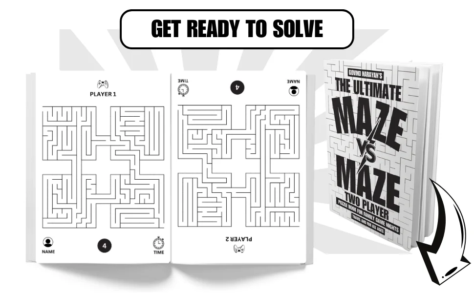 Maze Vs Maze: The Ultimate Two-Player Puzzle Book | Ebook | Printable PDF product image (2)
