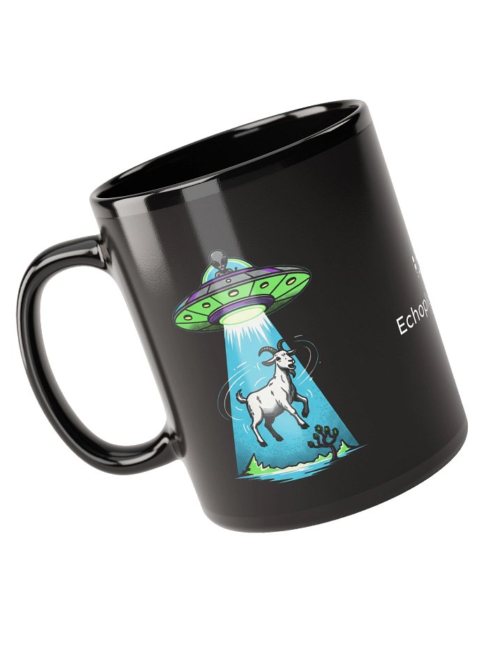 Goat-Napped Alien Abduction Mug - Black product image (2)