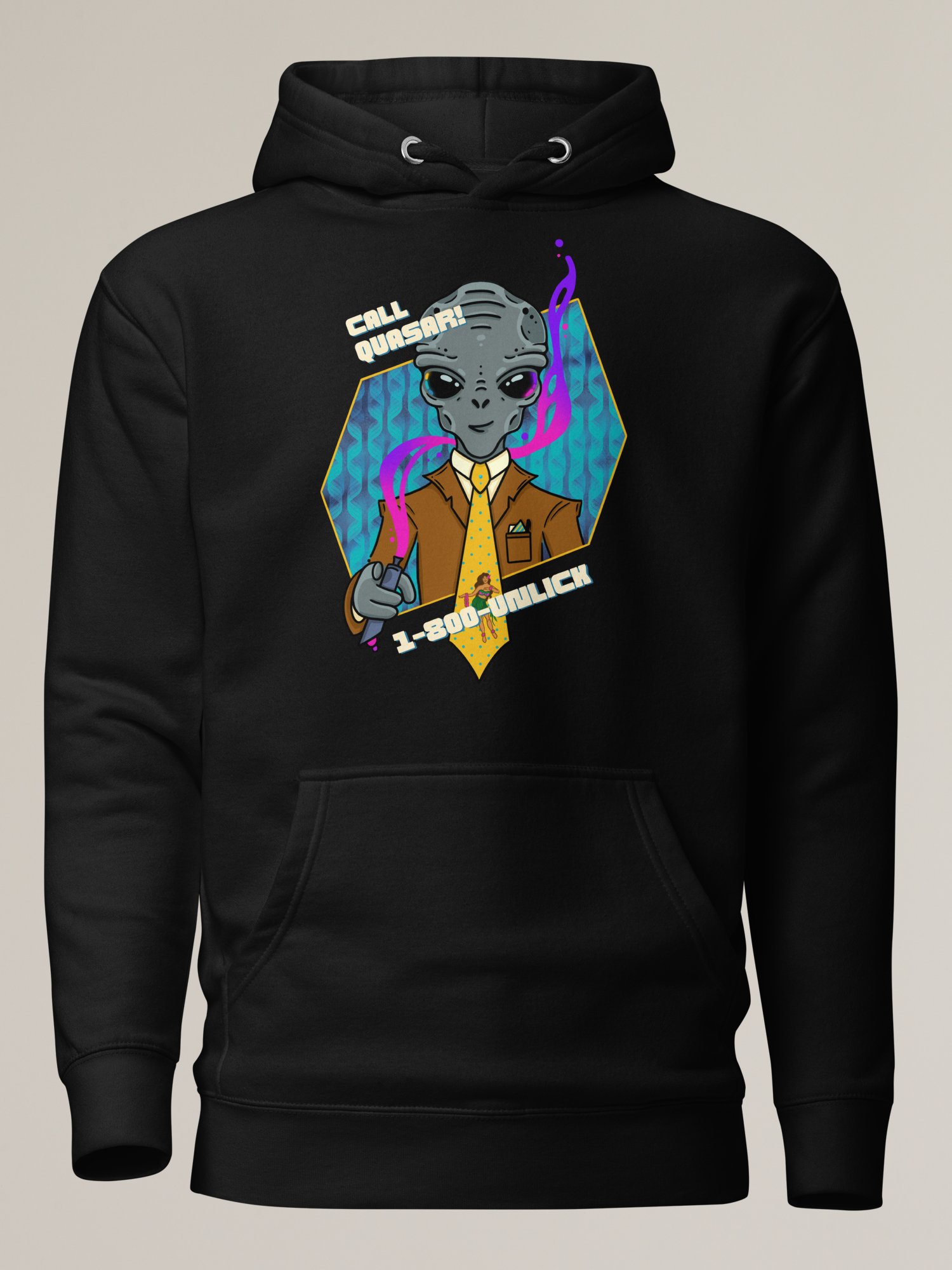 Quasar Hoodie (1-800-UNLICK) product image (1)