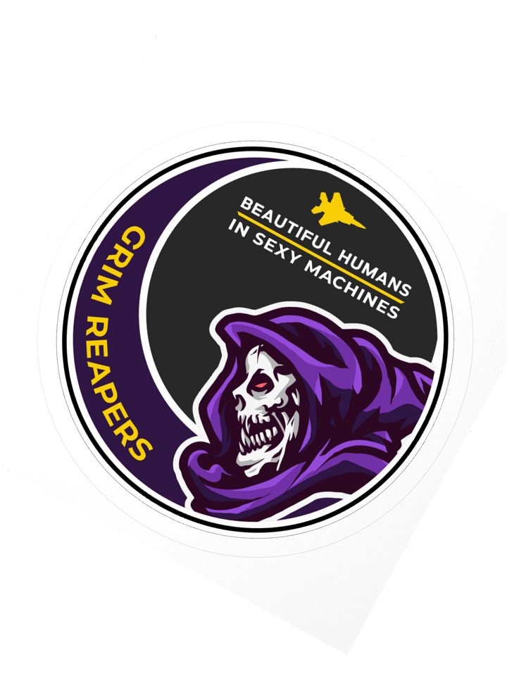 Official Grim Reapers Logo Kiss Cut Stickers product image (2)
