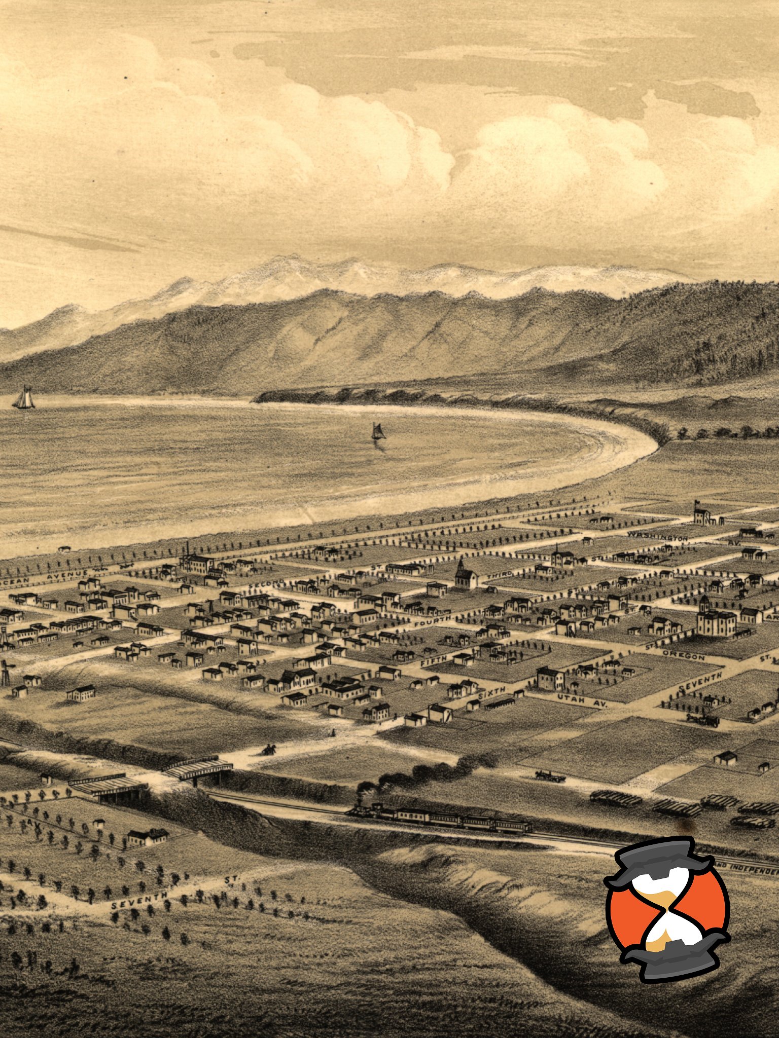 Santa Monica 1877 (Canvas Print) product image (3)