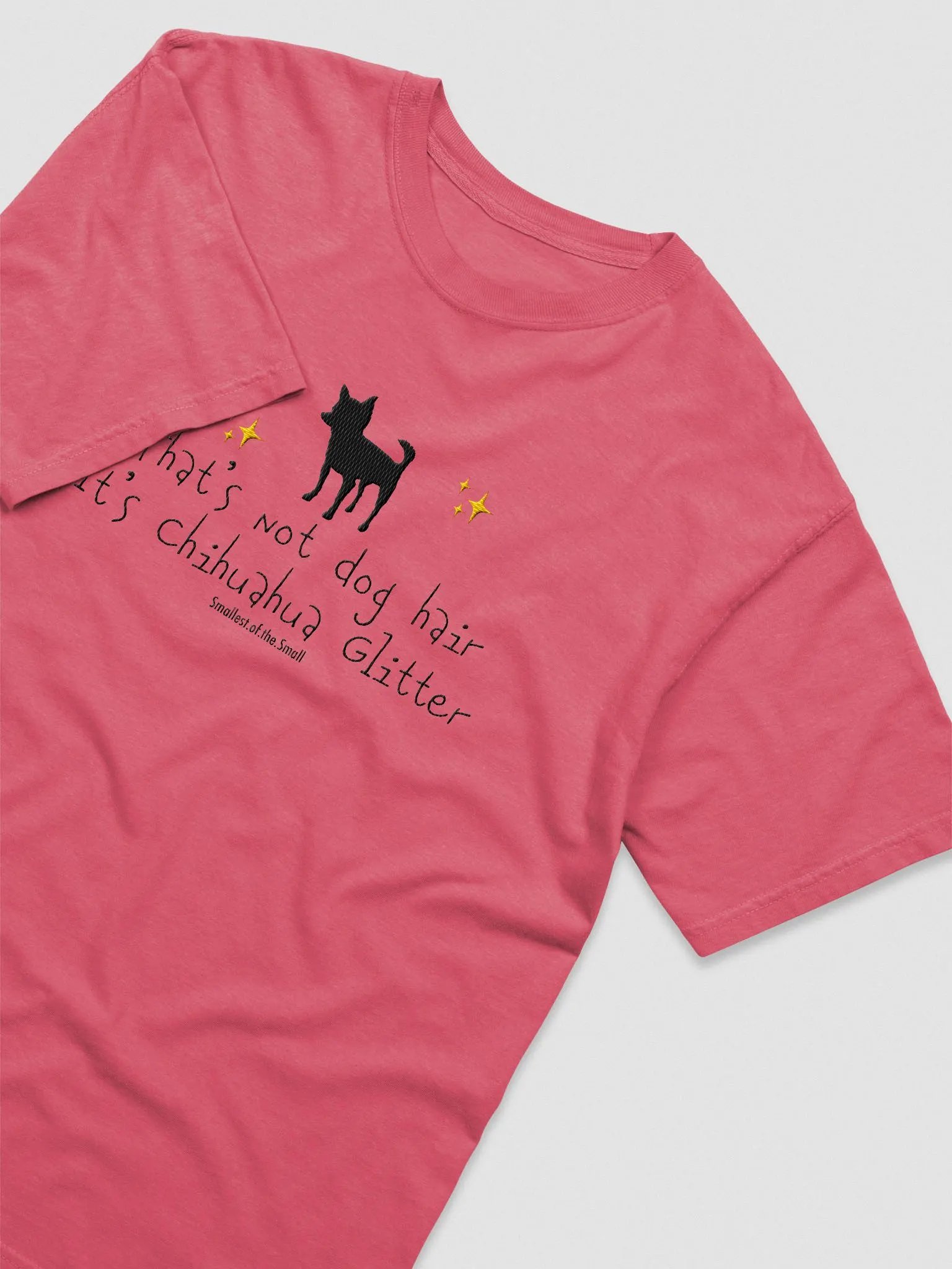 Chihuahua Glitter Cotton T-Shirt product image (3)