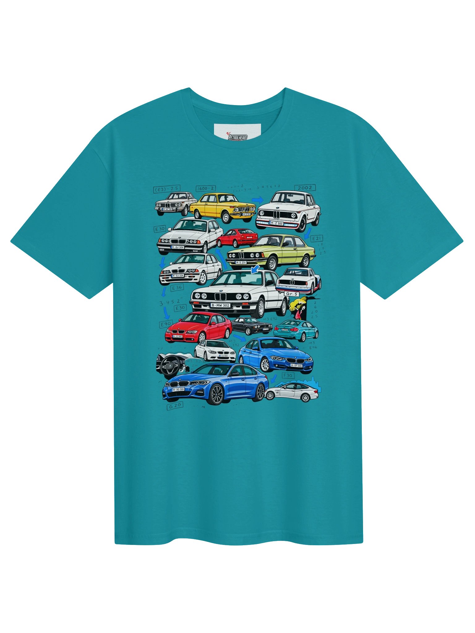 BMW Evolution Blueprint T-Shirt