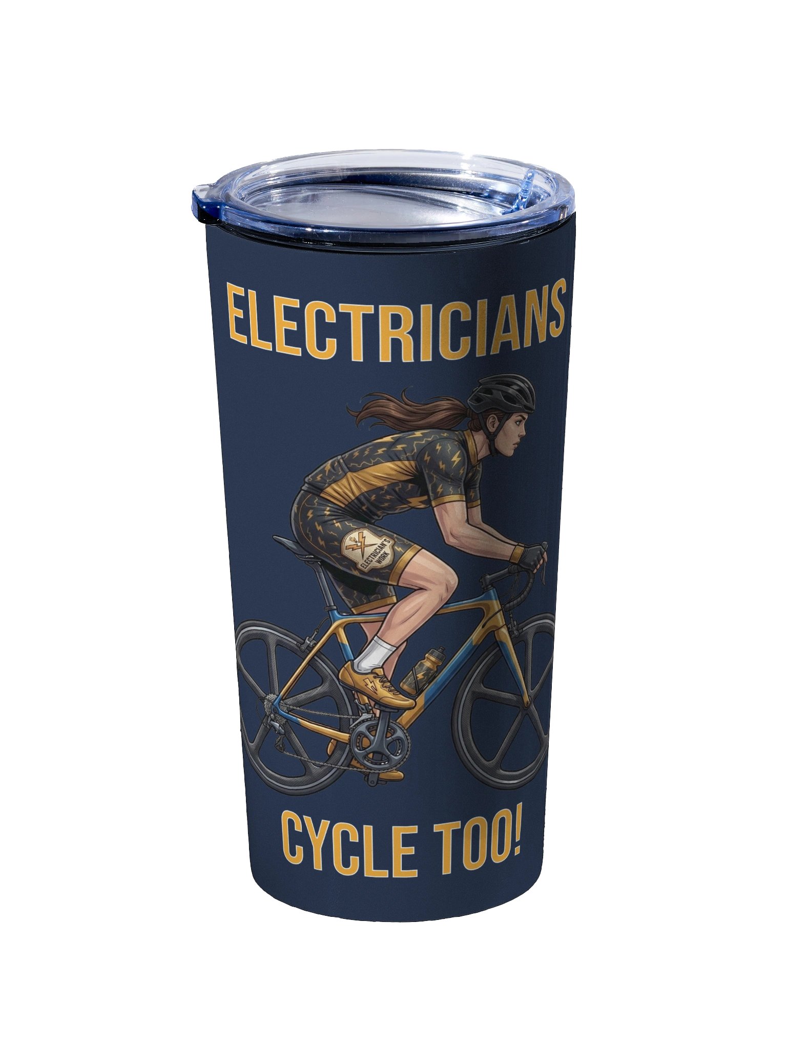 Electrician Athlete 20oz Tumbler | Ladies Cycling Edition product image (2)