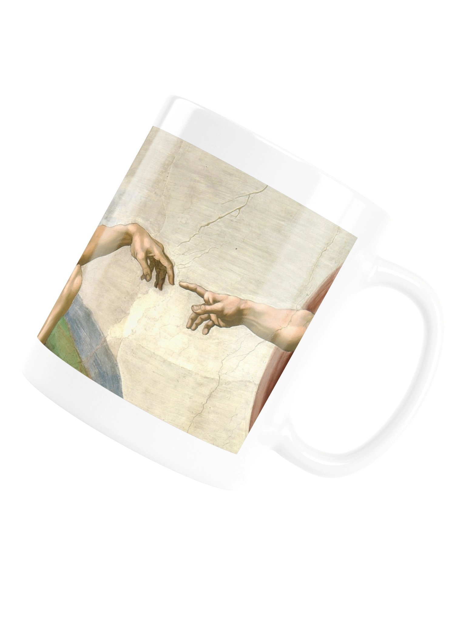 Michelangelo – The Creation of Adam (Hands Detail) – Mug product image (11)