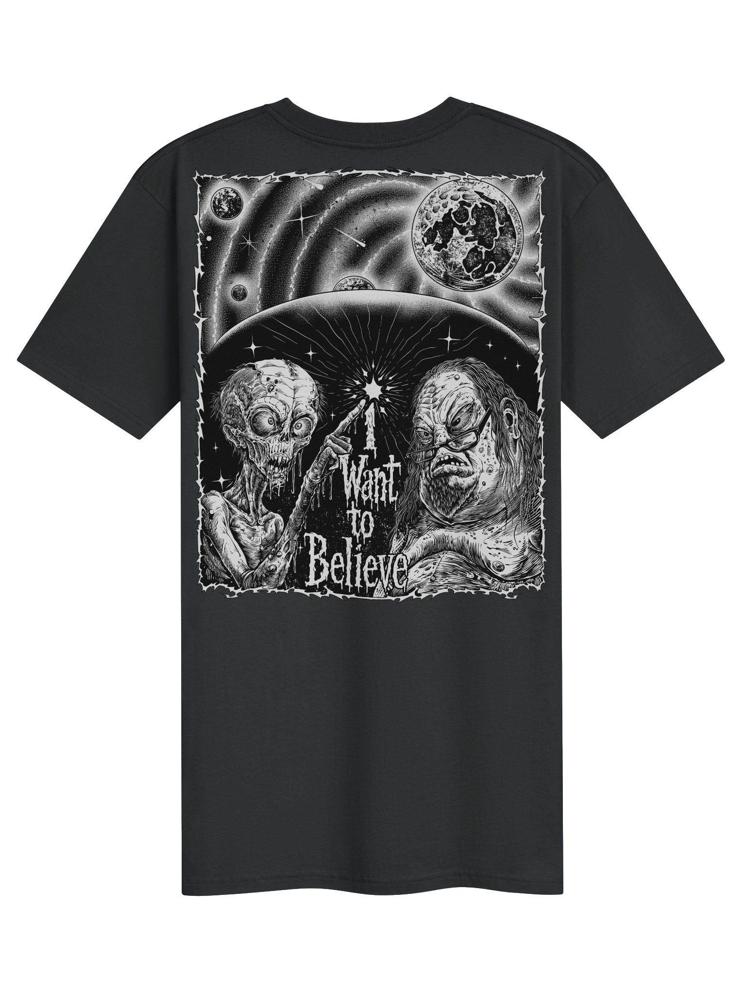 Intergalactic Obscurity B/W Heavyweight Tee product image (3)