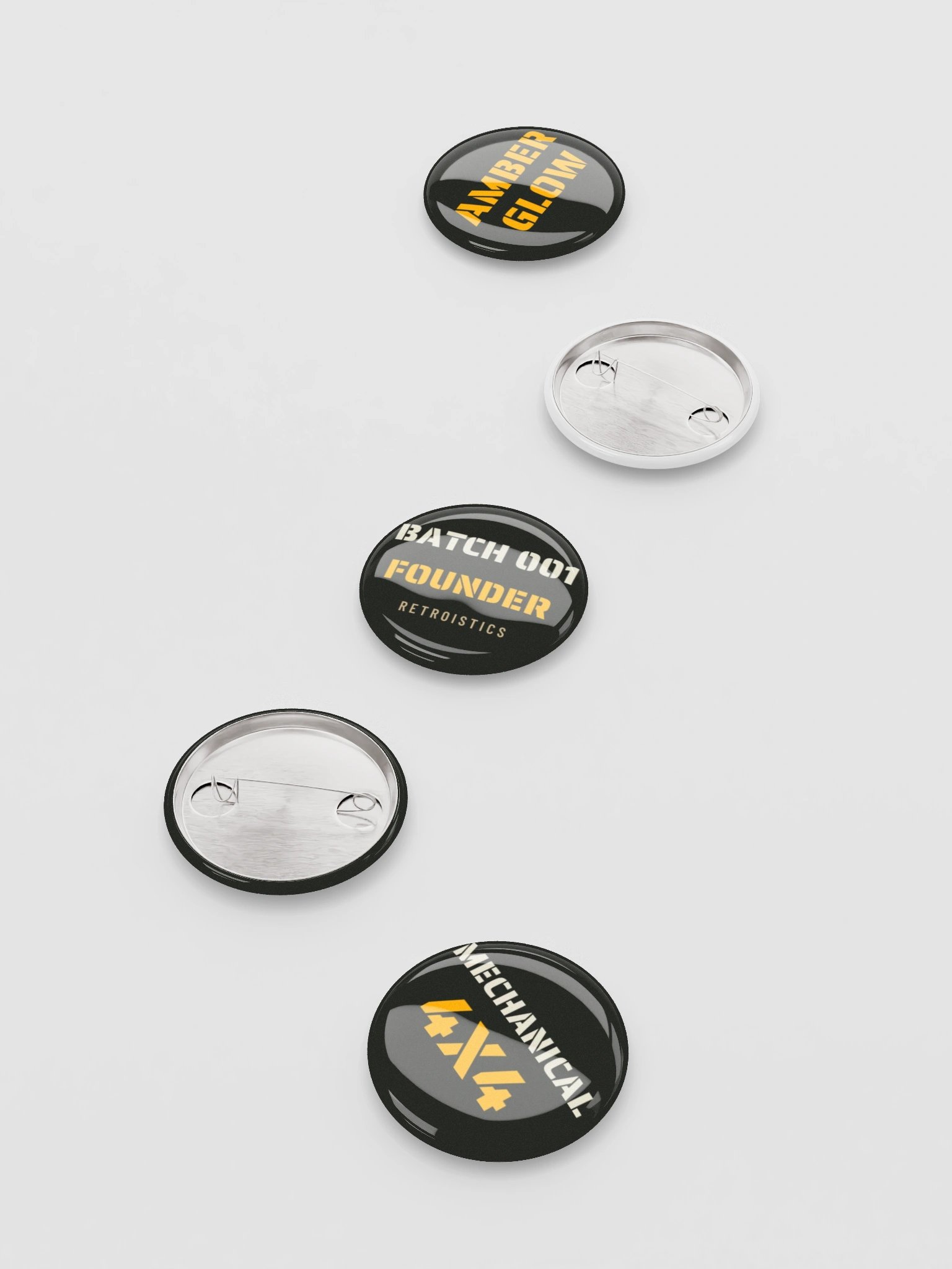 RETROISTICS BUTTON PINS product image (4)