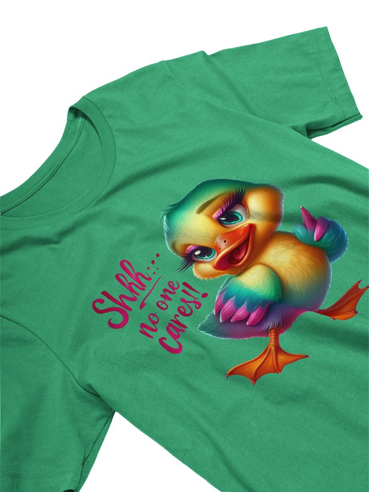 Rainbow Cartoon Duckling Graphic T-Shirt product image (2)