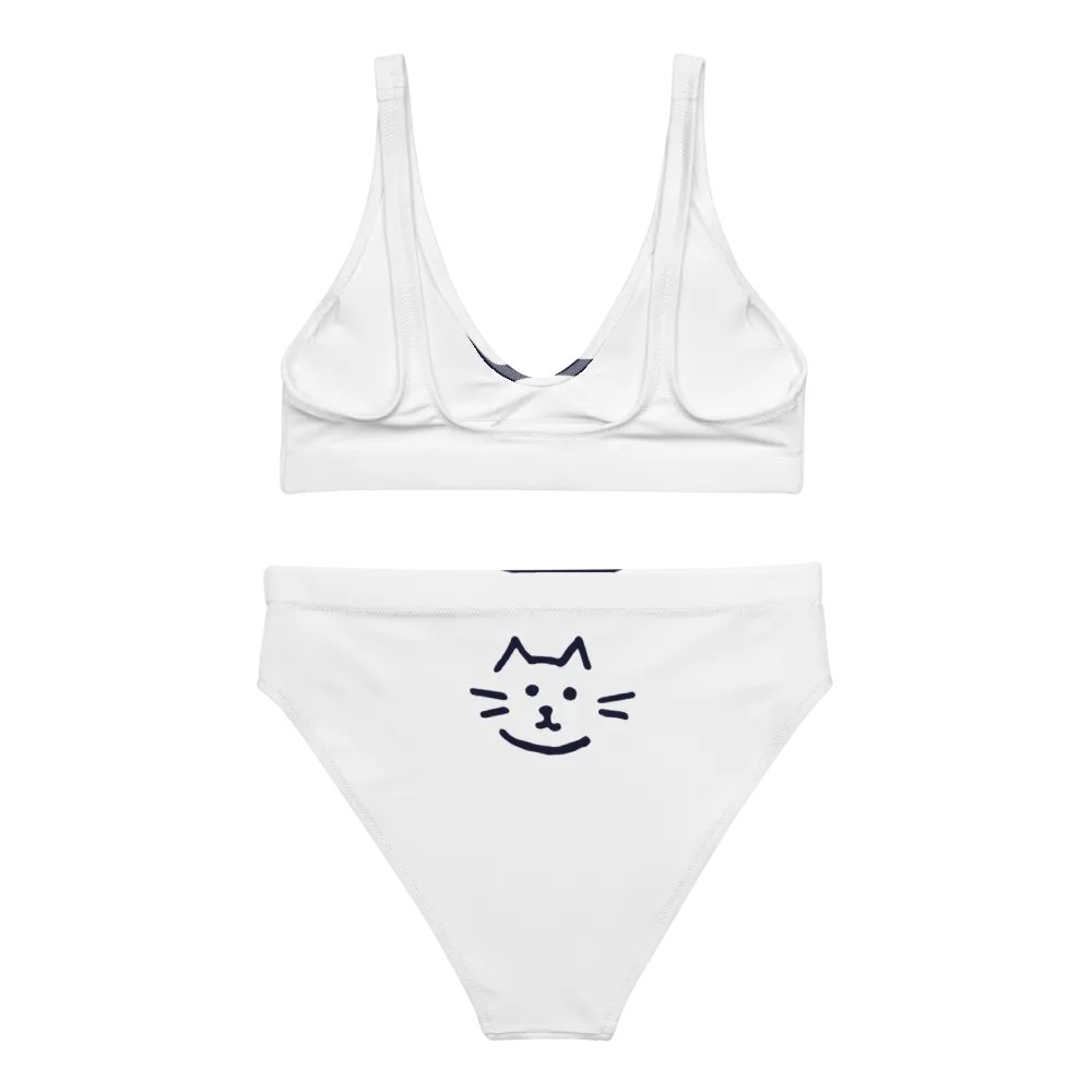 All-Over Print Recycled High Waisted Bikini product image (2)