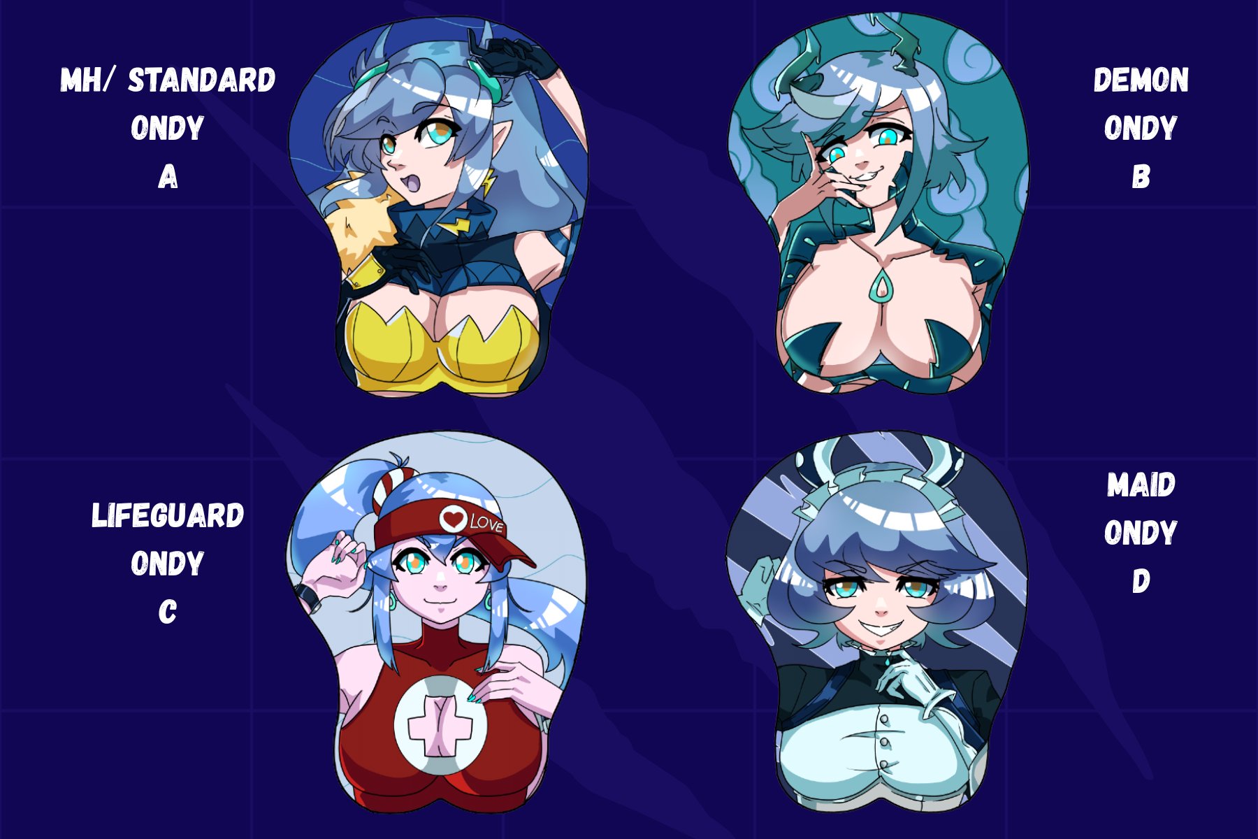 Ondy Oppai Mousepads product image (1)