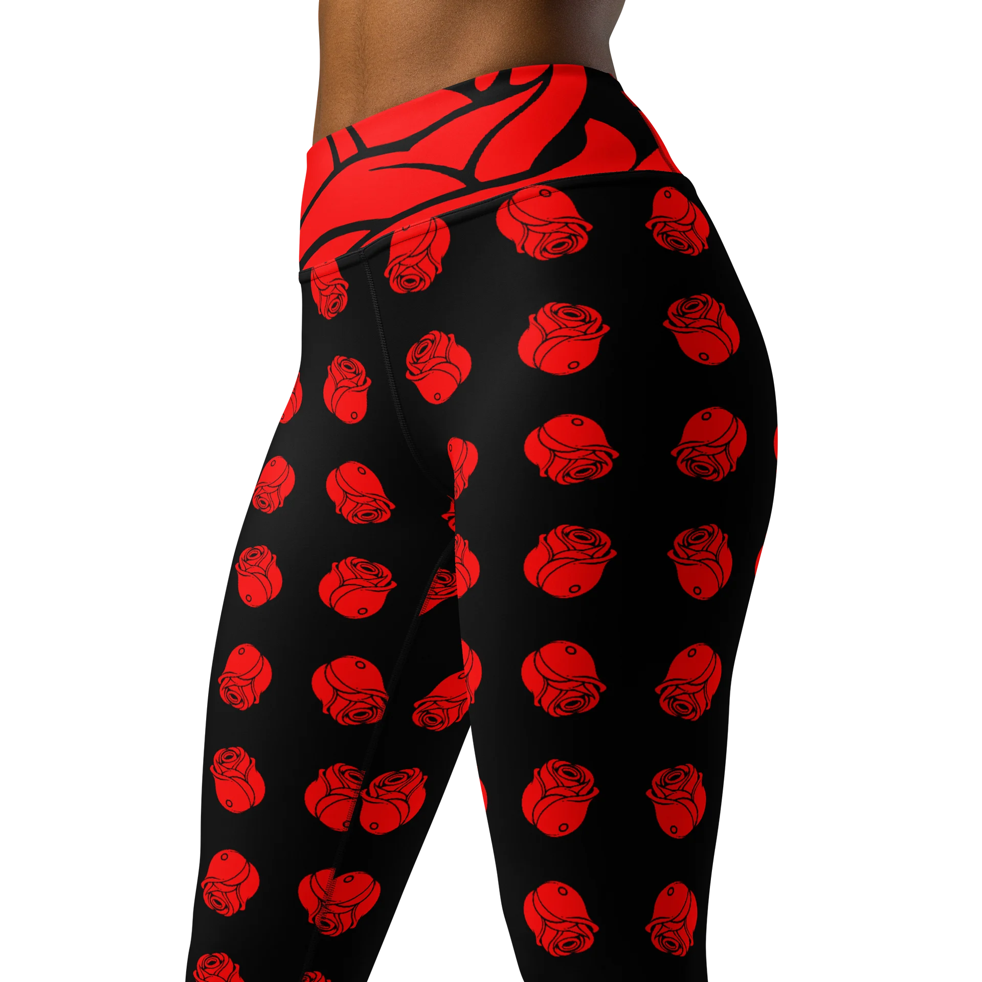 Rose Yoga Leggings product image (5)