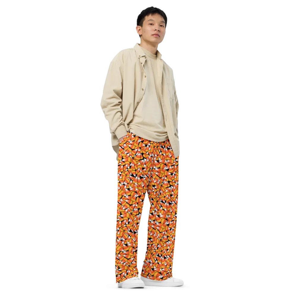 Candy Corn Pattern Wideleg Pants product image (3)
