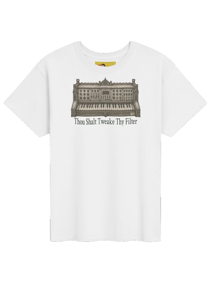 Thou Shalt Tweake Thy Filter, by Frank Fonik Unisex t-shirt product image (1)