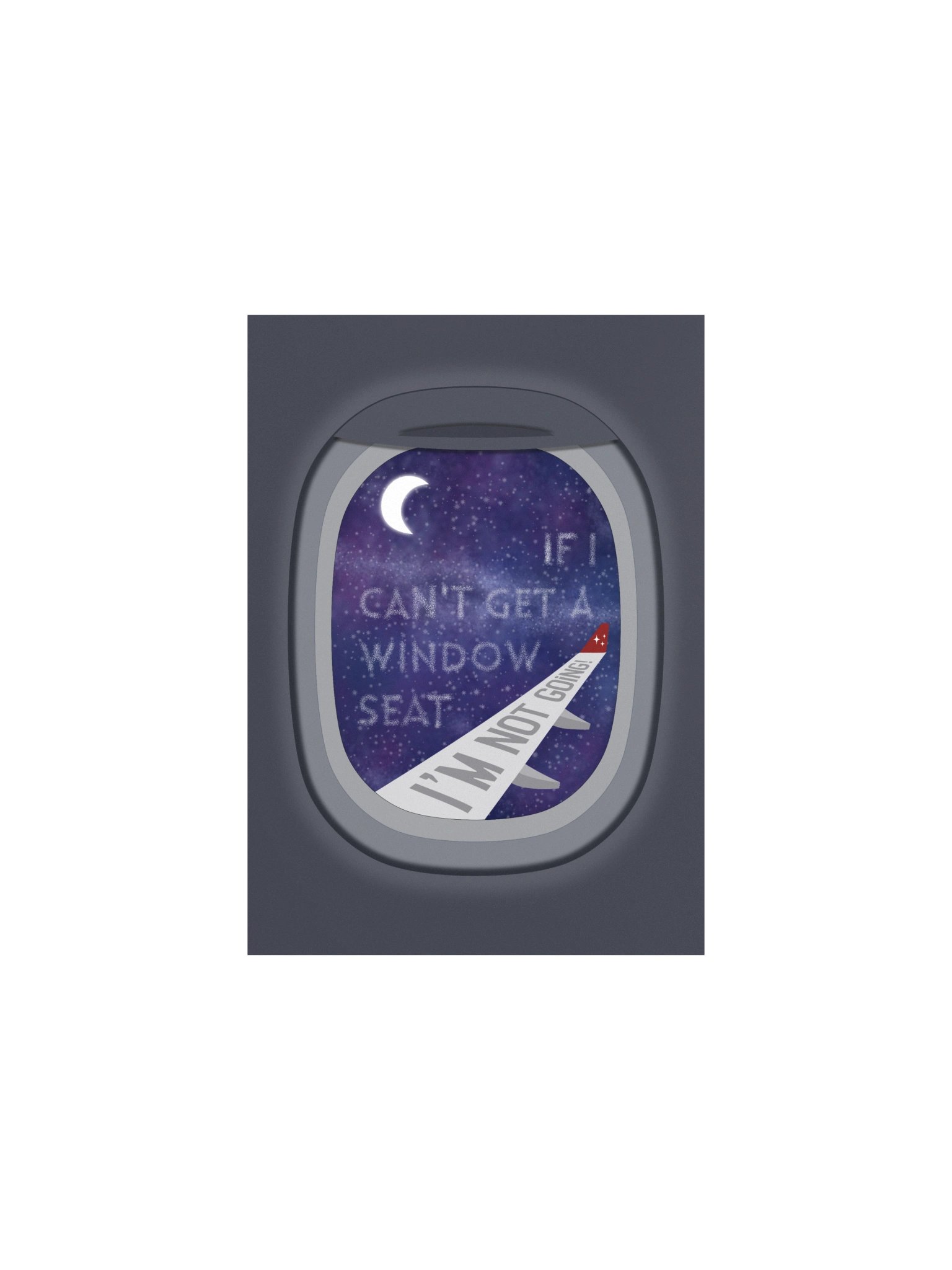 Window Seat or Nothing Poster product image (1)