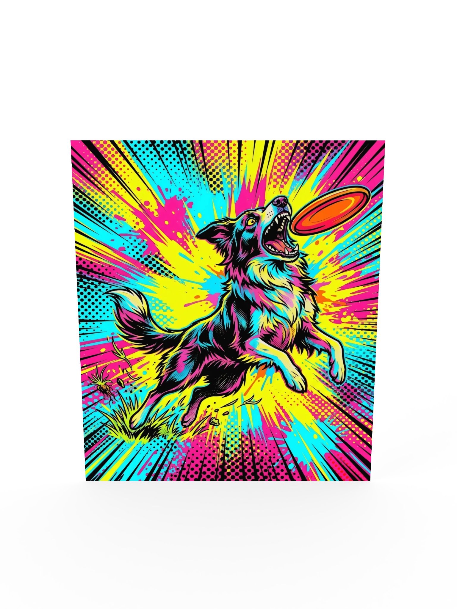 Frisbee Collie Poster product image (19)