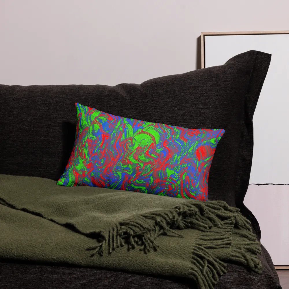Techno Pattern Premium Pillowcase | Red Pattern | Green Pattern | Blue Pattern product image (24)
