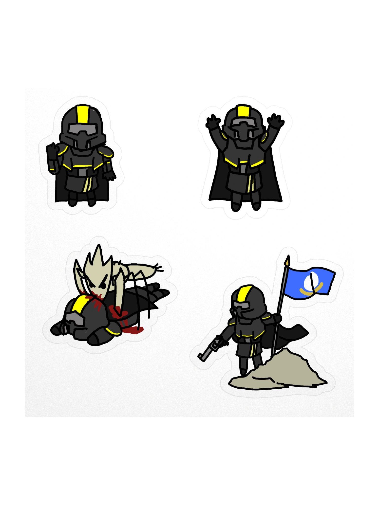 Rook MiniDivers Stickers product image (3)