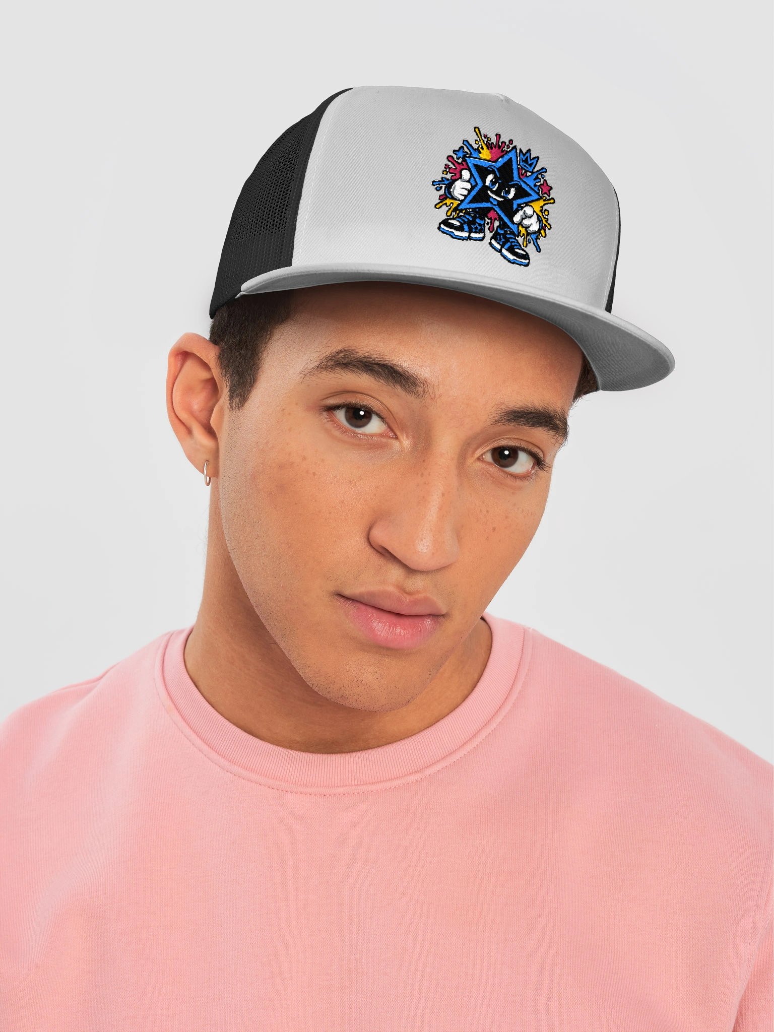 STAR Graffiti Bad Days Aren't Game Over Trucker Cap product image (33)