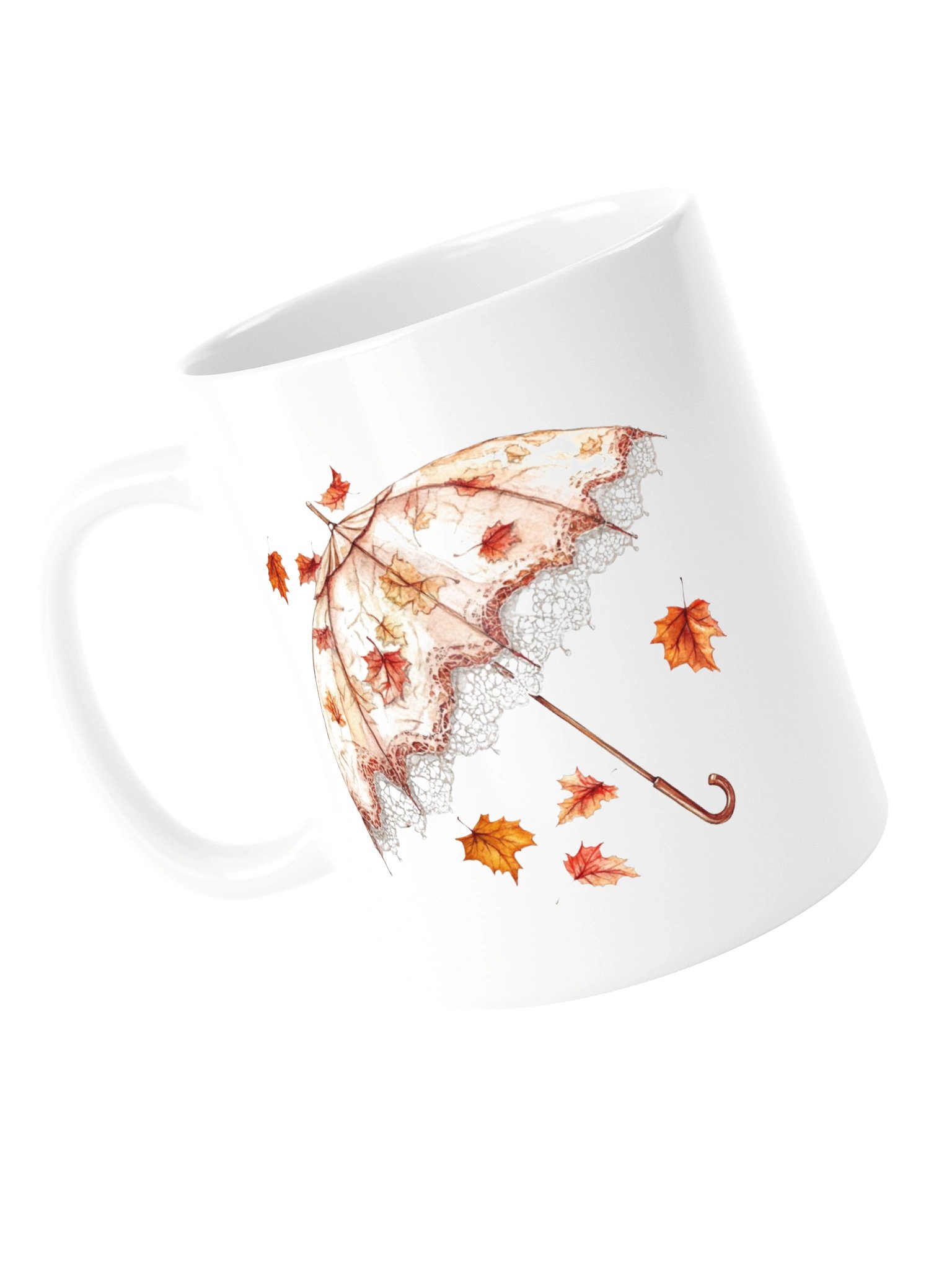 Golden Leaf Umbrella Mug — The Quiet Parlor Collection product image (6)