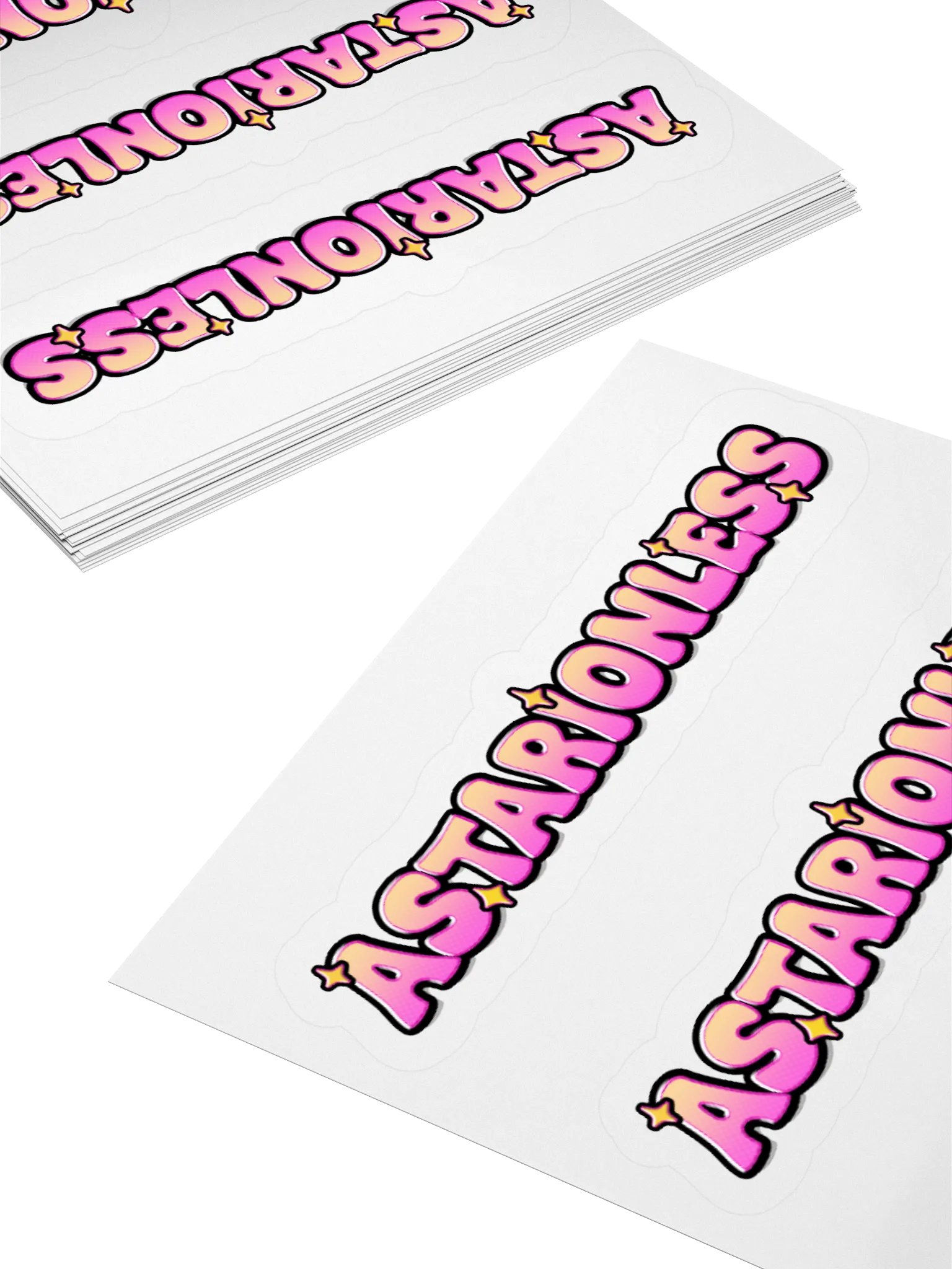 Human1 x Astarionless || Kiss Cut Stickers product image (4)
