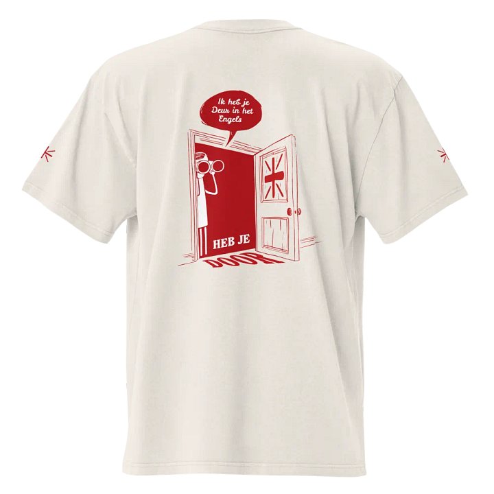 Heb je Door - Premium Oversized Shirt - KHAKI product image (1)