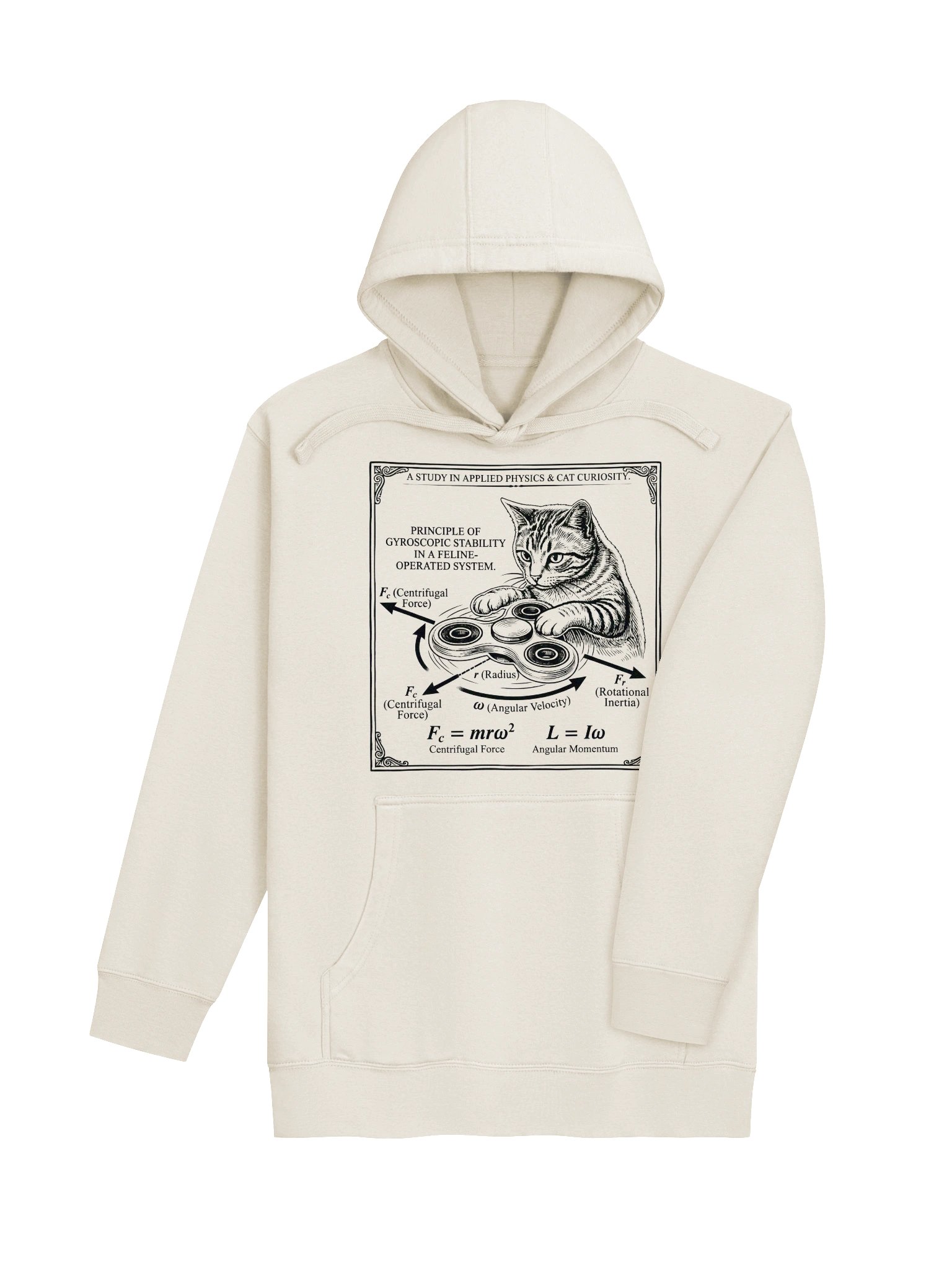 "Applied Cat Physics" Technical Hoodie product image (4)