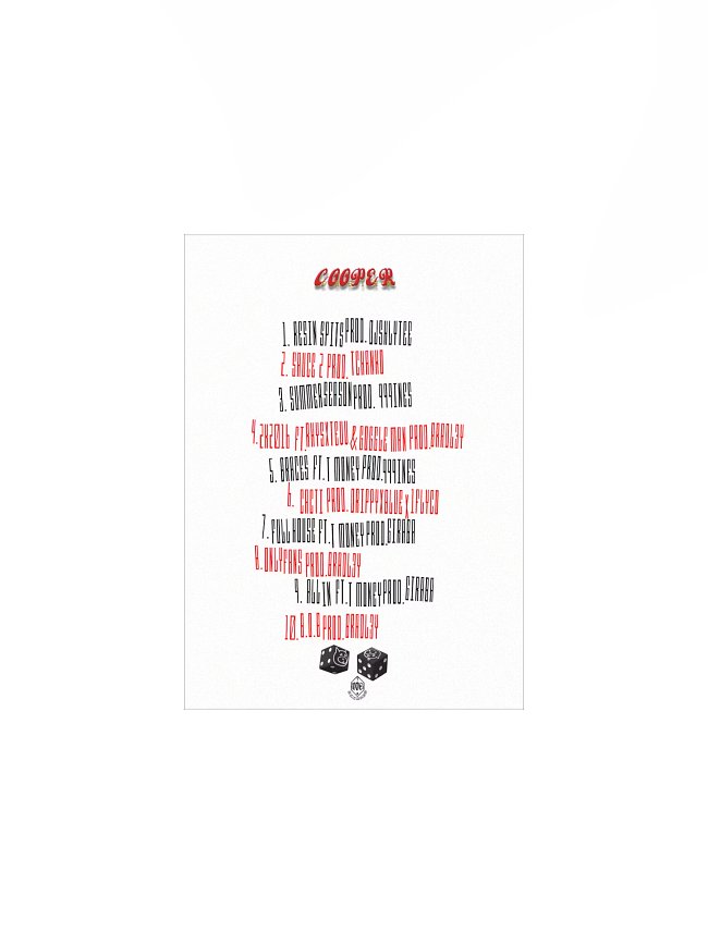 COOPER CASINO Album Merch