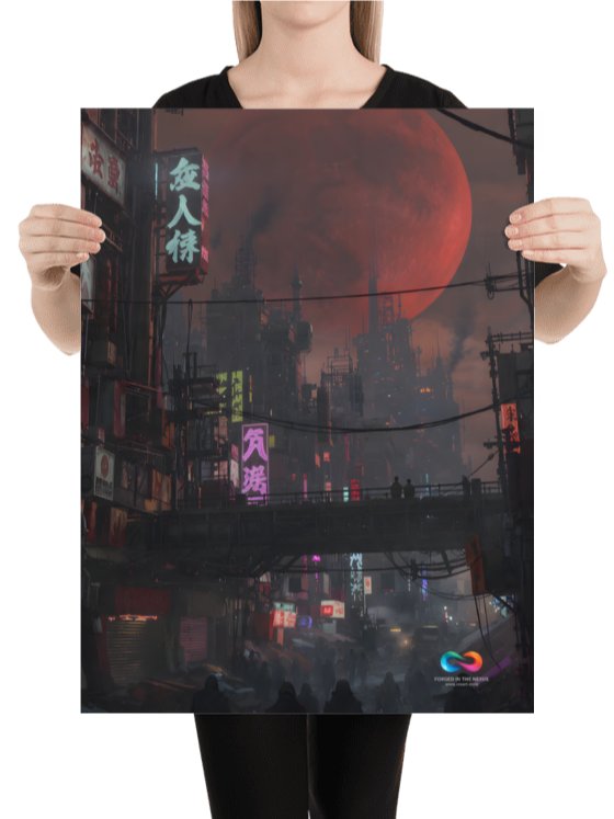 LIMITED EDITION - CINEMATIC ART POSTER – DYSTOPIAN FUTURE #012 product image (2)