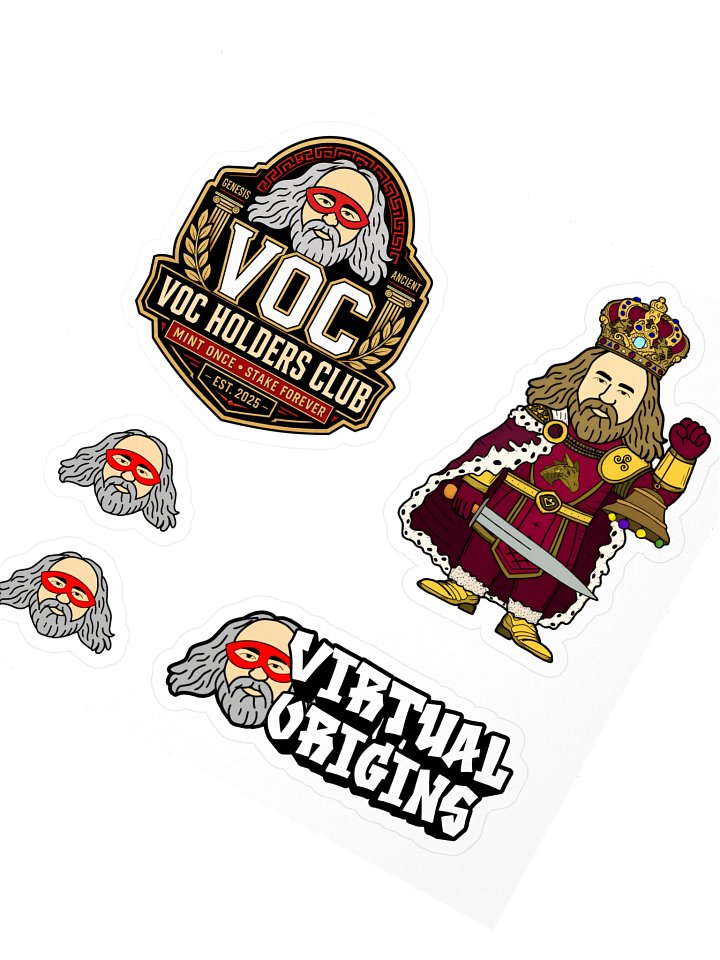 Voyager #1 - King Roland the Resplendent - VOC Holders Club Sticker Pack product image (2)