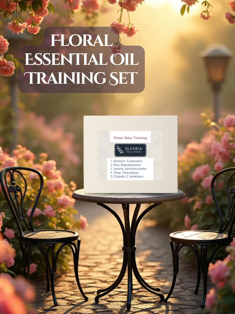 Olfaria Floral Odor Training Kit | 5 Single-Note Essential Oils | Scent Education | Train Your Nose product image (1)