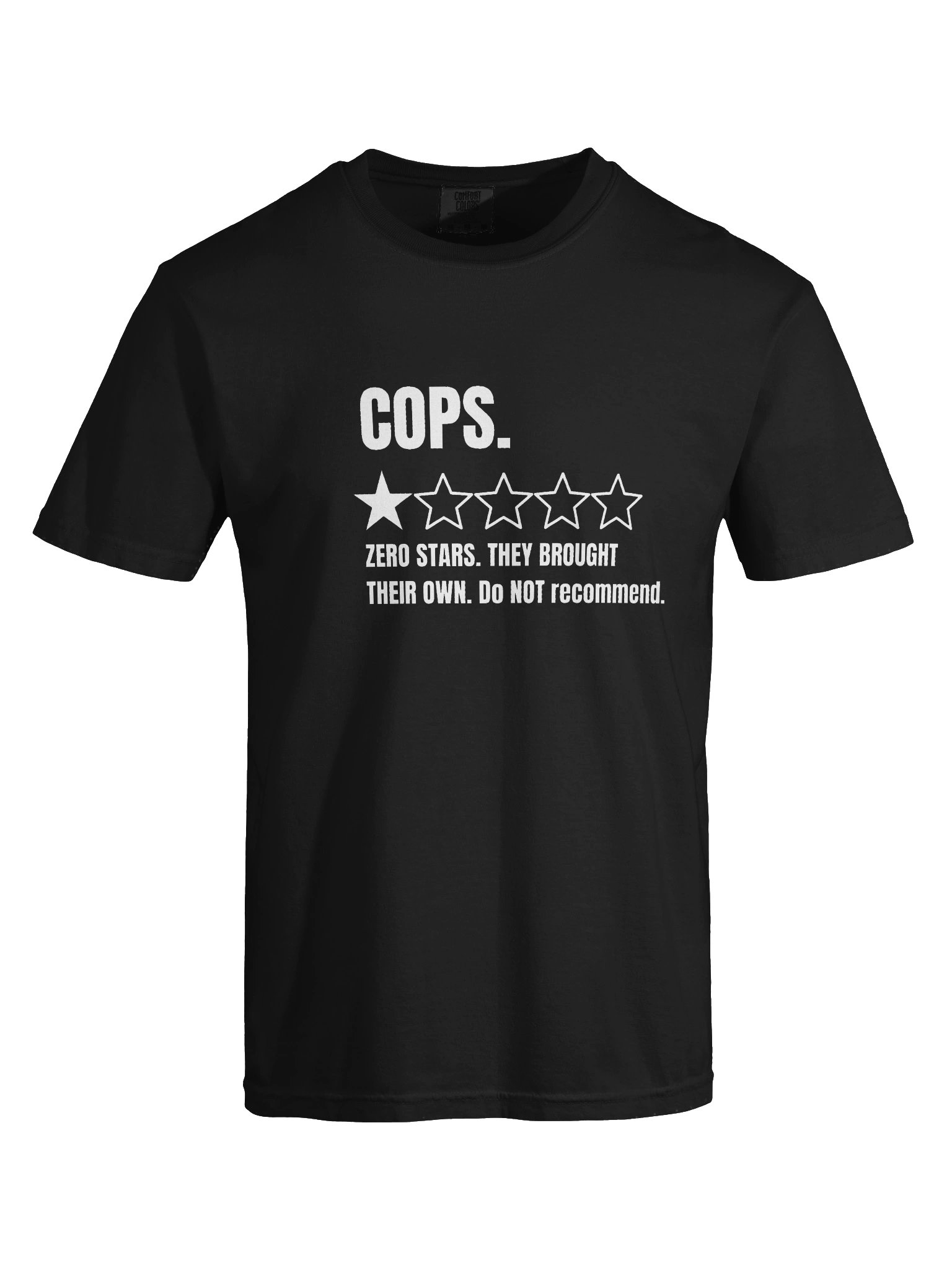 Men’s Funny Graphic T-Shirt Cops Review Rating product image (5)