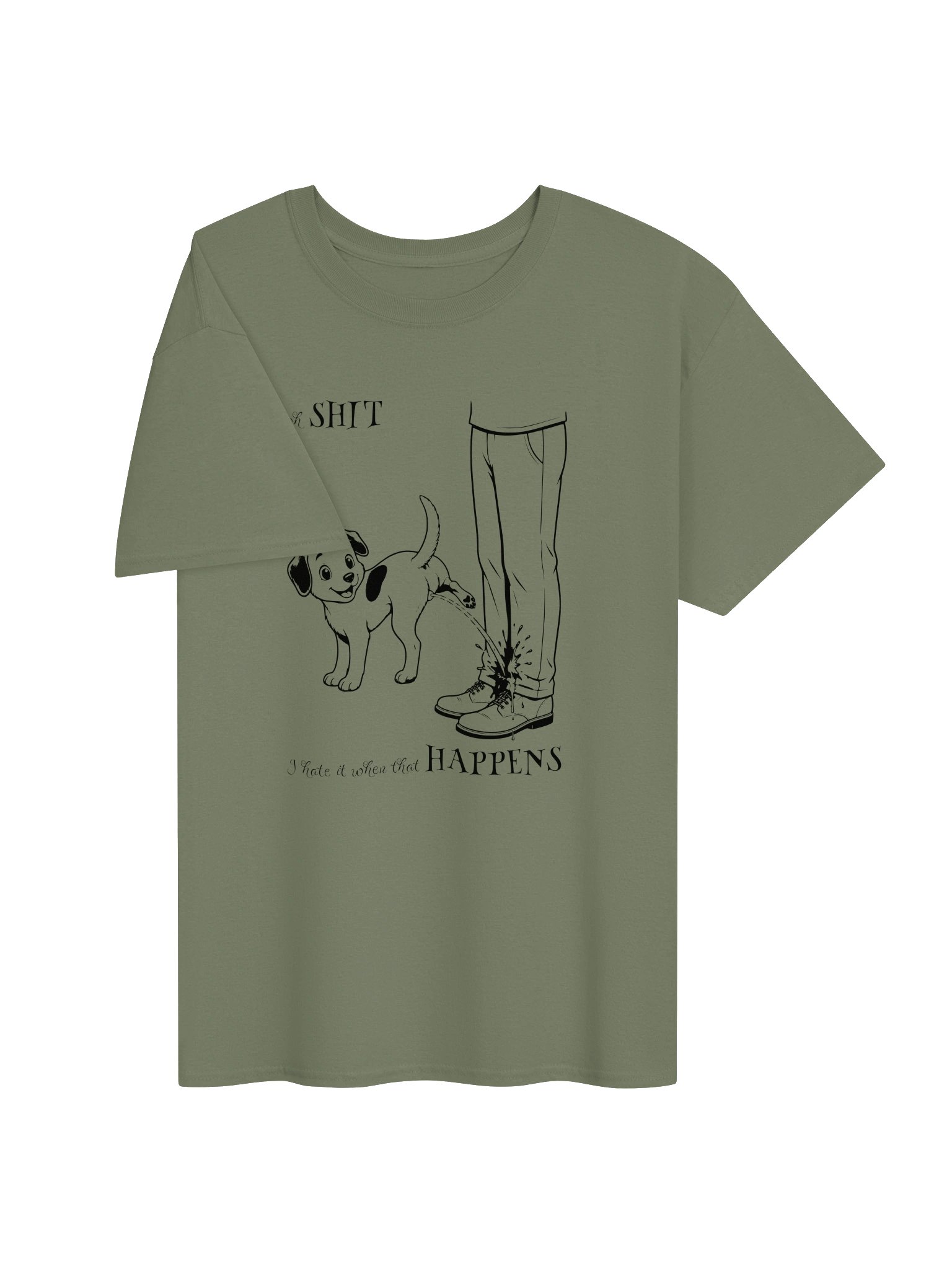 Shit Happens Dog T-shirt product image (3)