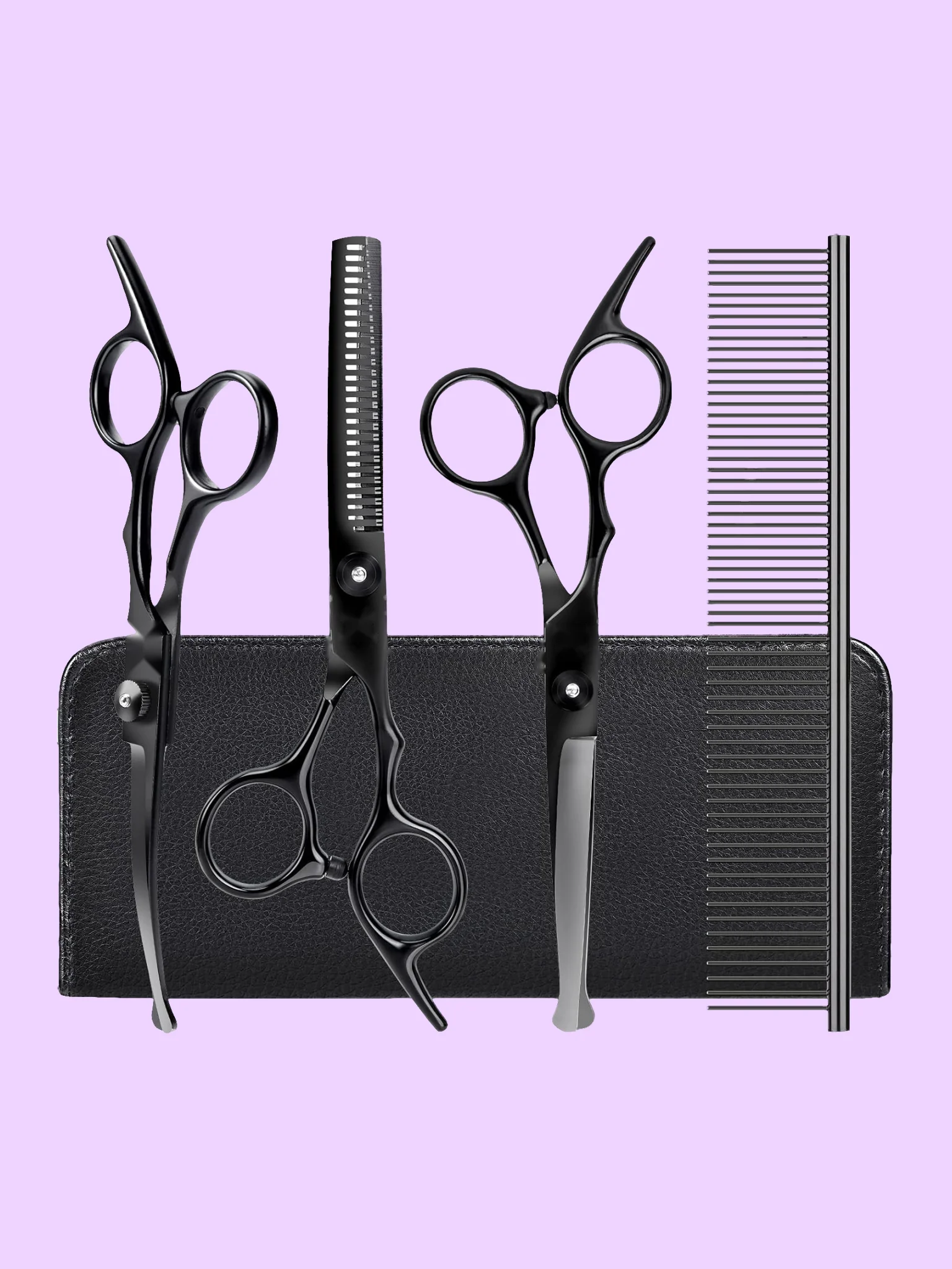 Dog and Cat Grooming Scissors Set with Safety Round Tips product image (1)